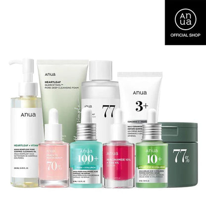 Anua Glass Skin Glow Set (9 pcs) – Transform Your Skin in 21 Days
