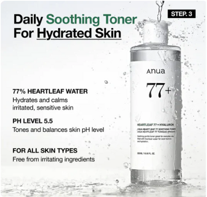 Anua Glass Skin Glow Set (5 pcs) – Transform Your Skin in 21 Days